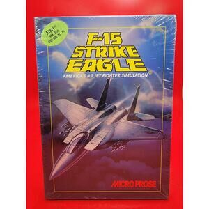 F-15 Strike Eagle Atari 400/800/XL/XE,1985, Micro Prose Brand New Sealed